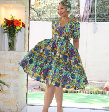 Ziyanda Dress. (100% Cotton)