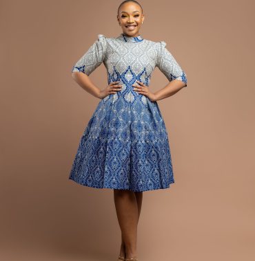 Blue Nhlamulo Dress