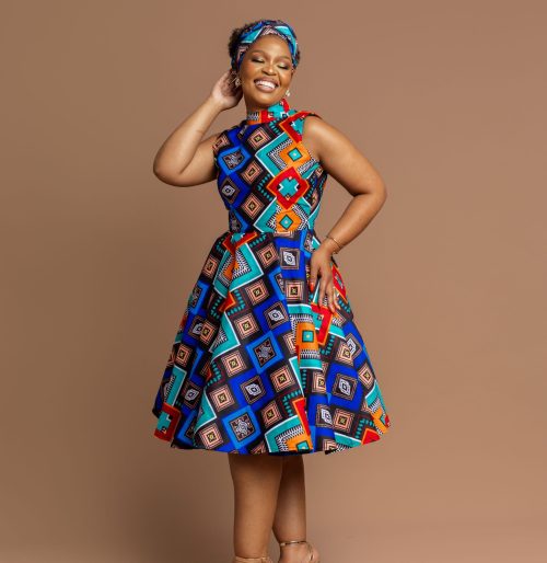 Lulama Dress. (Polyester Fabric)