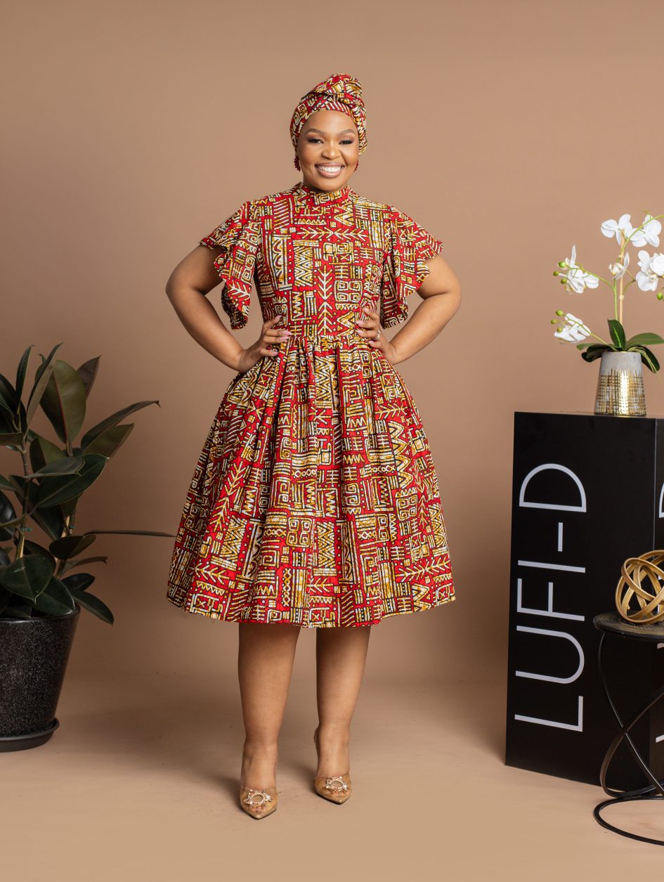Khutso Dress. (100% Cotton)
