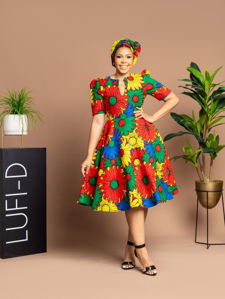 Sunflower Dress. (100% Cotton) - Image 2