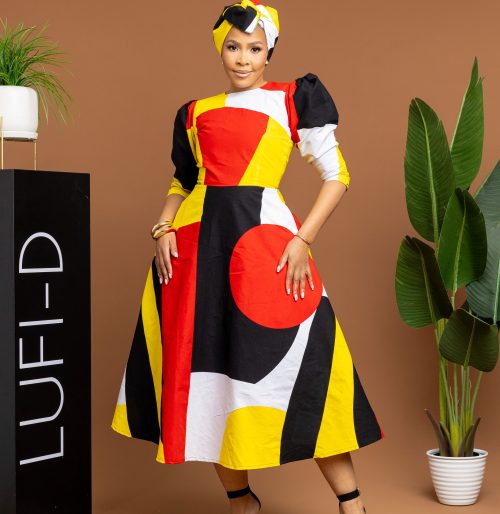 Africa Dress (100% Cotton Fabric.)